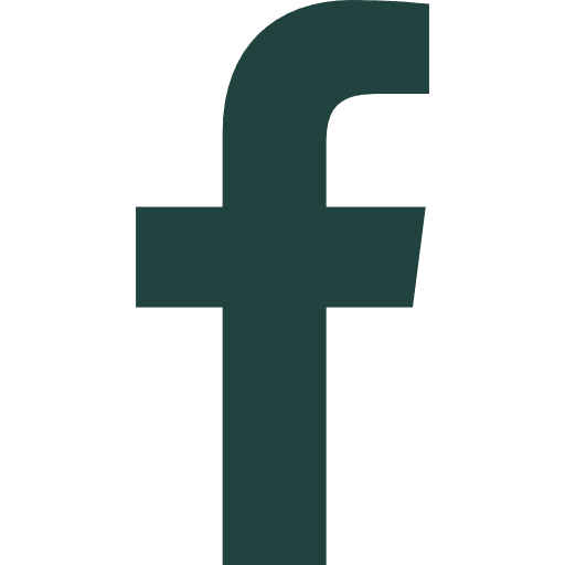 An icon of a letter 'F' shows the Facebook social network logo.